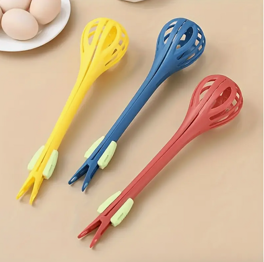 2-in-1 Manual Egg Beater & Handheld Blender – Ergonomic Hand Mixer for Whisking, Beating & Mixing Kitchen Ingredients