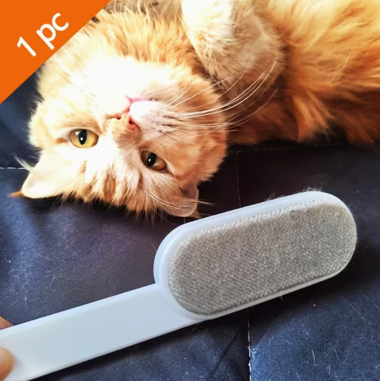 Dual-Sided Electrostatic Pet Hair Remover Brush