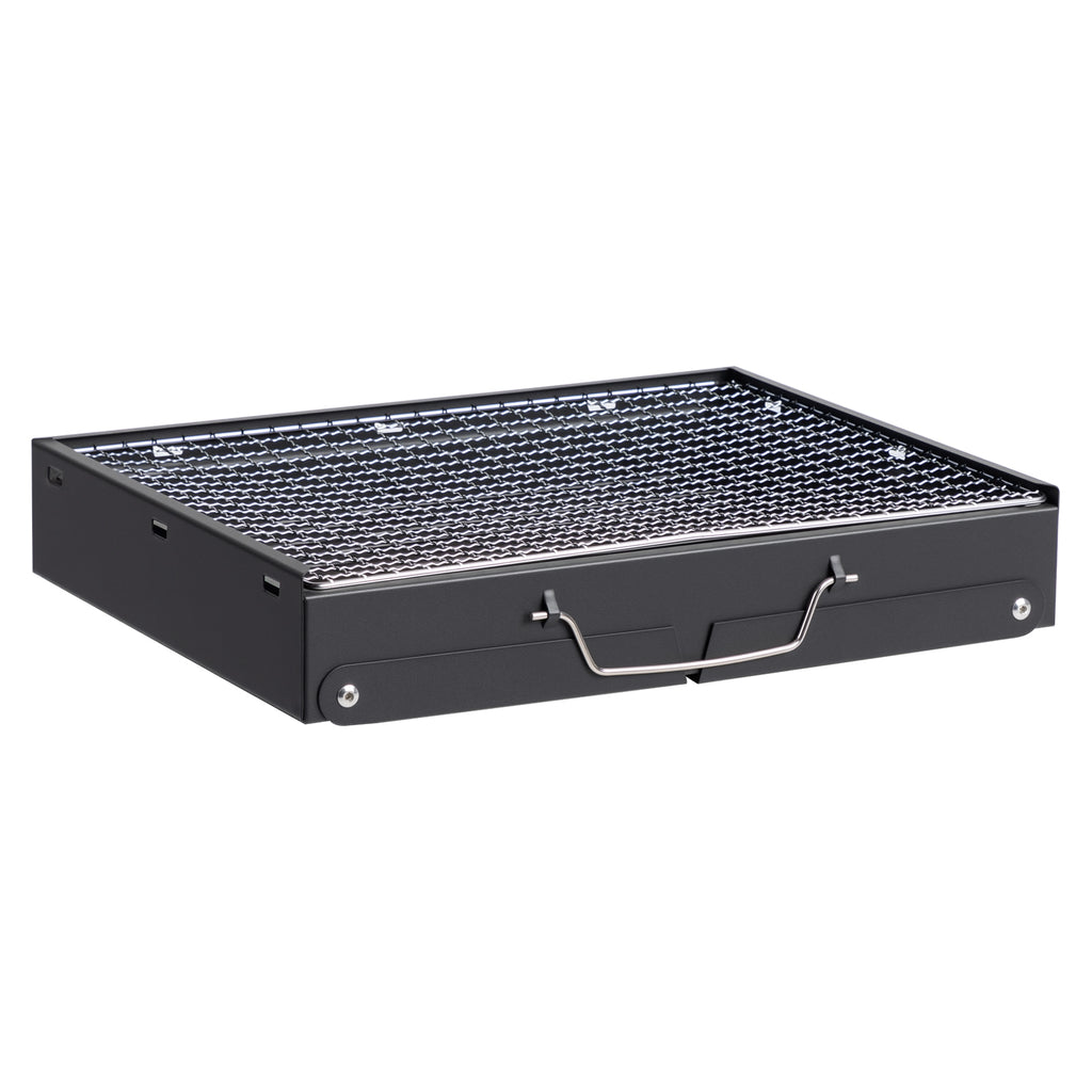 Portable BBQ Grill with Folding Feet – Compact Charcoal Barbecue for Camping, Picnics, Beach Parties & Backyard Cooking