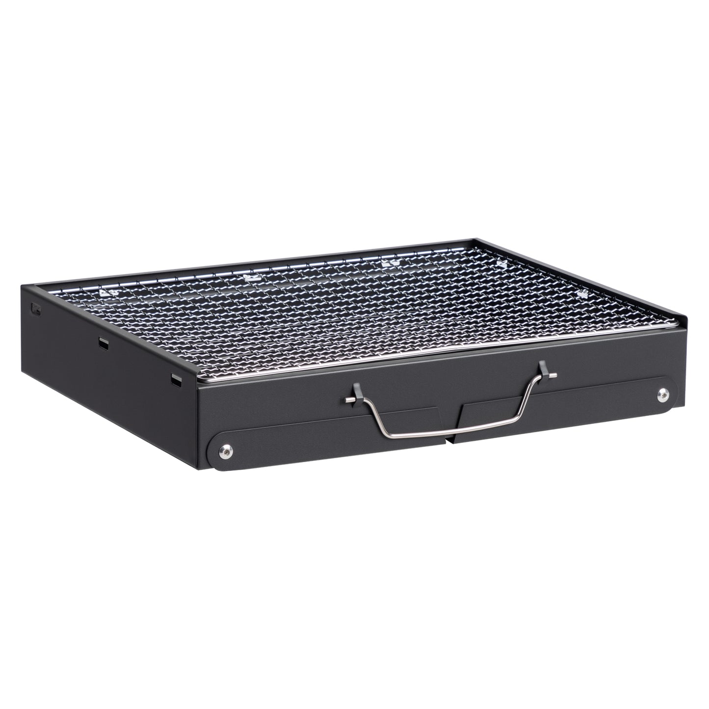 Portable BBQ Grill with Folding Feet – Compact Charcoal Barbecue for Camping, Picnics, Beach Parties & Backyard Cooking