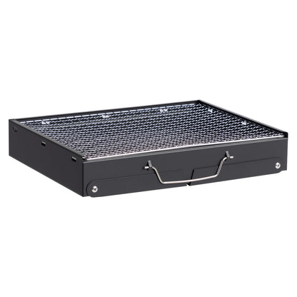 Portable BBQ Grill with Folding Feet – Compact Charcoal Barbecue for Camping, Picnics, Beach Parties & Backyard Cooking