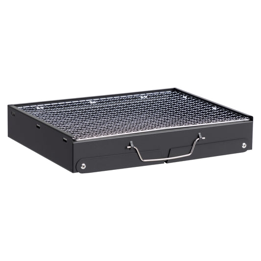 Portable BBQ Grill with Folding Feet – Compact Charcoal Barbecue for Camping, Picnics, Beach Parties & Backyard Cooking