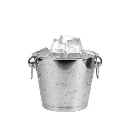 5L Stainless Steel Ice Bucket Wine Cooler with Handles – Beverage Chiller for Parties, BBQs, Bars & Events