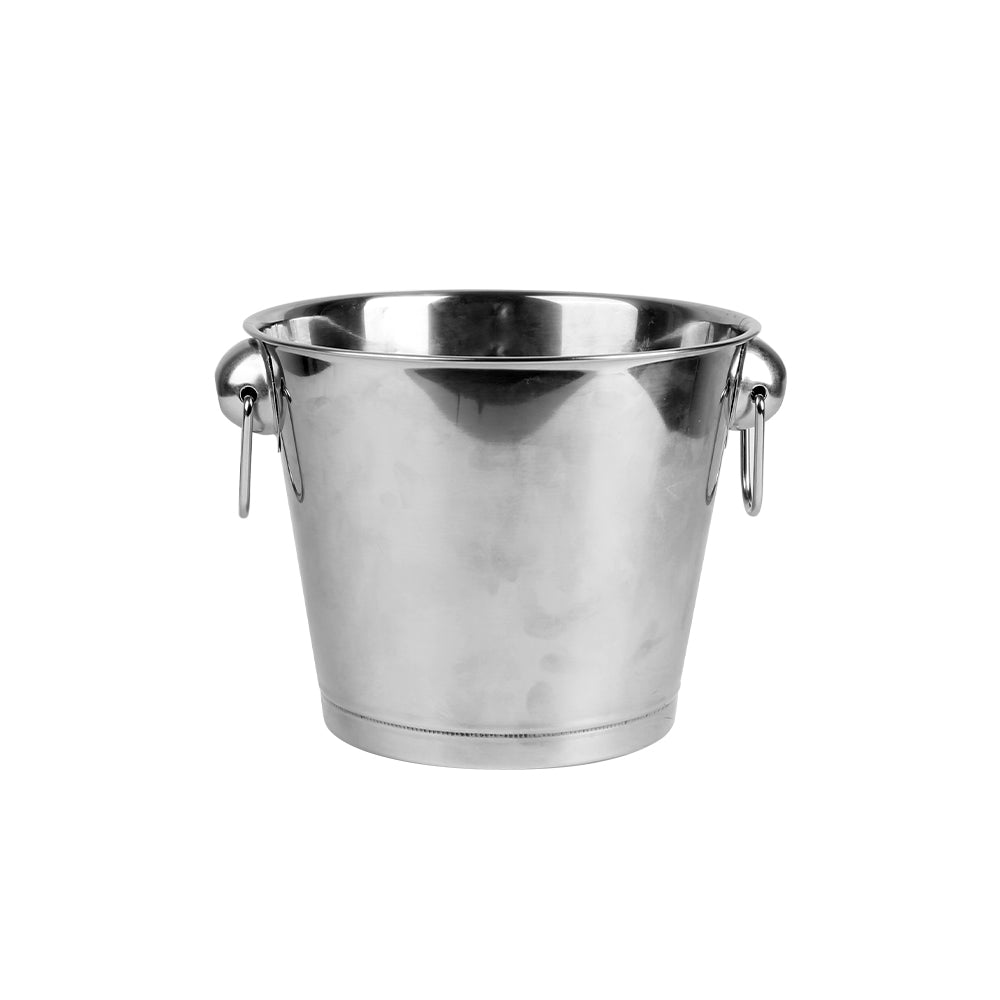 5L Stainless Steel Ice Bucket Wine Cooler with Handles – Beverage Chiller for Parties, BBQs, Bars & Events