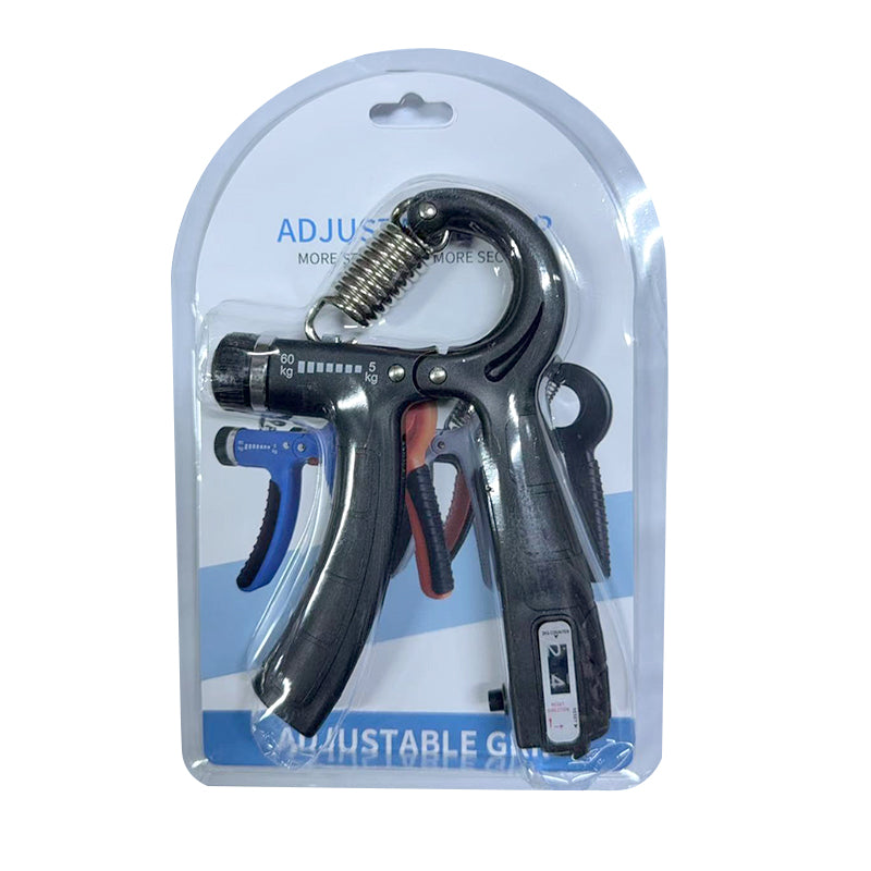 Adjustable Hand Grip Strengthener 11–132 lbs – Forearm, Wrist & Finger Exerciser for Grip Strength Training (Black)