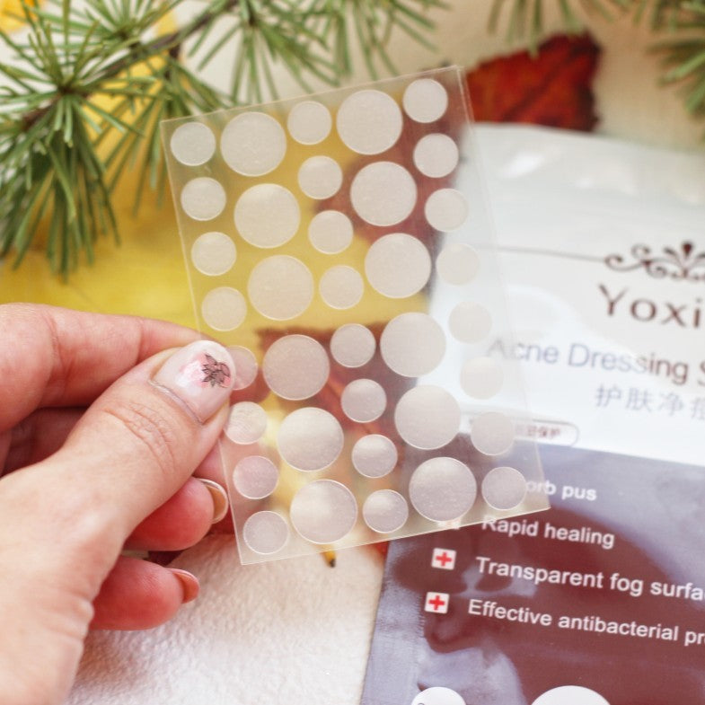 Invisible Acne Patch Set – Hydrocolloid Blemish Stickers for Pimple Treatment & Spot Protection