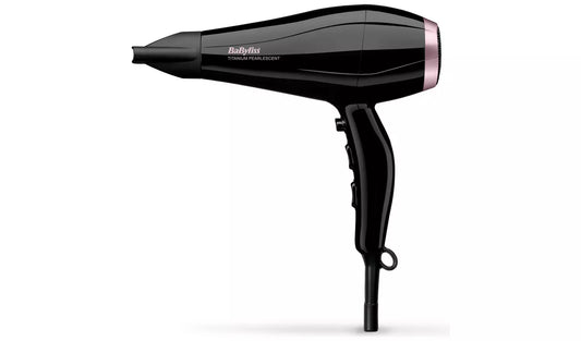 BaByliss Titanium Pearlescent 2100 Hair Dryer – Powerful 2100W Blow Dryer for Fast Drying & Salon-Smooth Finish