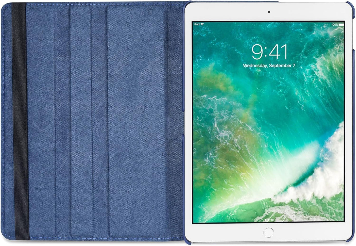 360° Rotating iPad Case for 10.2 & 10.5 Inch iPad – Protective Stand Cover Compatible with iPad 9th, 8th & 7th Generation