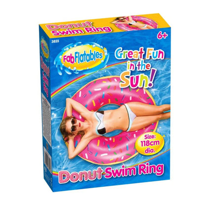 Inflatable Pool Swim Ring Float – Giant Blow Up Water Raft for Swimming, Beach & Summer Fun