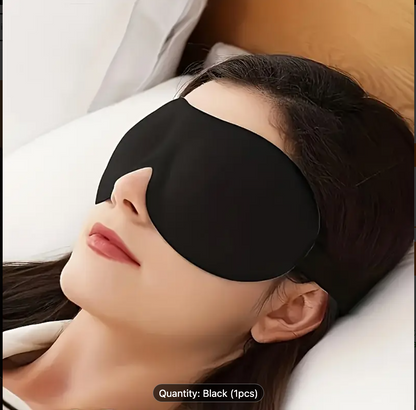 3D Sleep Eye Mask with Blackout Shade – Comfortable Breathable Eye Protection Mask for Travel, Airplane & Deep Sleep