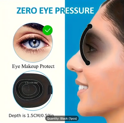 3D Sleep Eye Mask with Blackout Shade – Comfortable Breathable Eye Protection Mask for Travel, Airplane & Deep Sleep