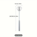Stainless Steel Multi-Function Whisk & Milk Frother – Handheld Egg Beater & Cream Mixer for Baking, Coffee & Kitchen Use (1PC)