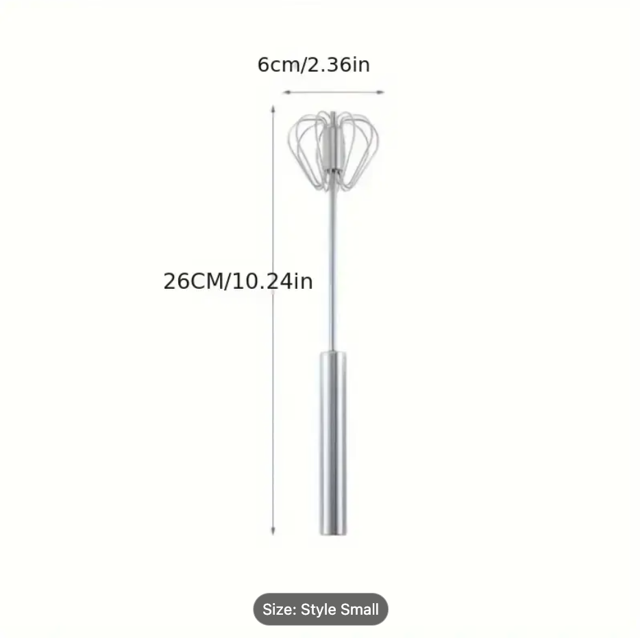 Stainless Steel Multi-Function Whisk & Milk Frother – Handheld Egg Beater & Cream Mixer for Baking, Coffee & Kitchen Use (1PC)
