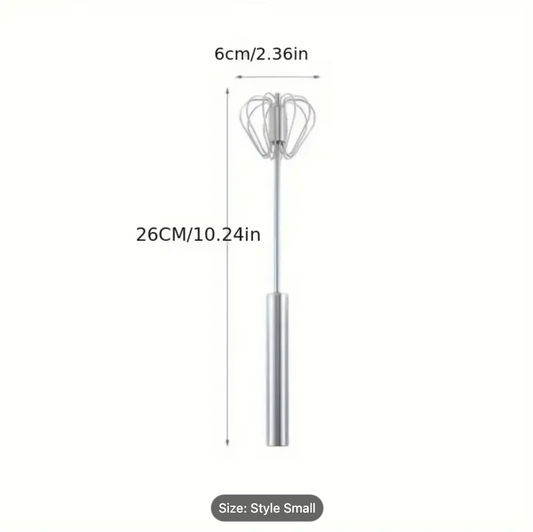 Stainless Steel Multi-Function Whisk & Milk Frother – Handheld Egg Beater & Cream Mixer for Baking, Coffee & Kitchen Use (1PC)