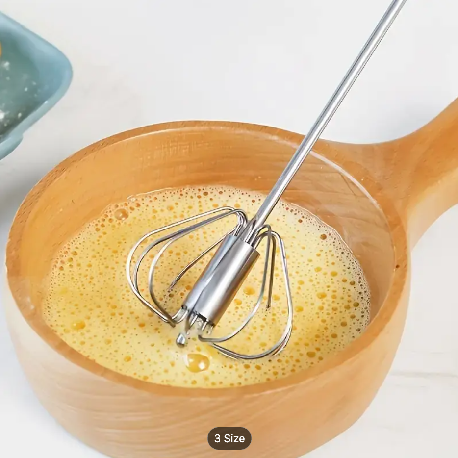 Stainless Steel Multi-Function Whisk & Milk Frother – Handheld Egg Beater & Cream Mixer for Baking, Coffee & Kitchen Use (1PC)