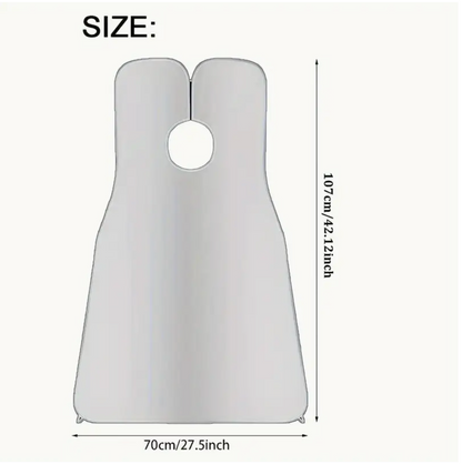 1pc Beard Bib – Non-Stick Beard Catcher Apron for Men, Easy Grooming and Trimming, Universal Fit