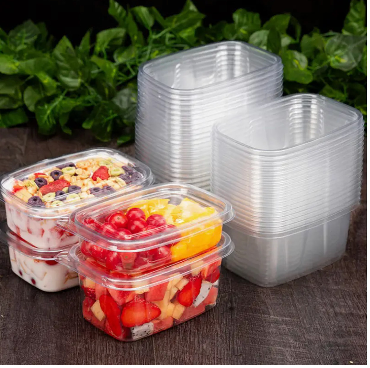 10-Pack Reusable Food Storage Containers 350ml – Leakproof Airtight Stackable Containers for Microwave, Freezer & Meal Prep