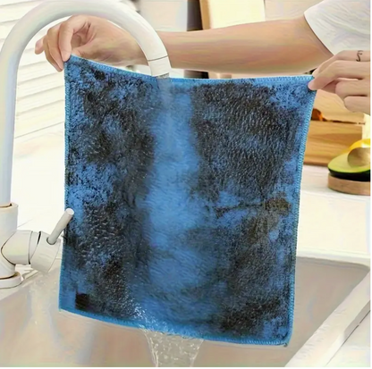 10-Piece Microfiber Cleaning Cloth Set – Quick-Dry, Reusable & Super Absorbent Cleaning Towels for Kitchen, Home & Commercial Use