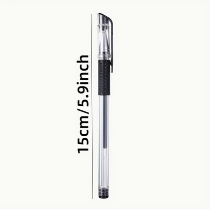 10-Pack Black Ballpoint Pen Set 0.5mm – Fine Tip Smooth Writing Pens for Office, School, Students & Professionals