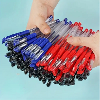 10-Pack Black Ballpoint Pen Set 0.5mm – Fine Tip Smooth Writing Pens for Office, School, Students & Professionals