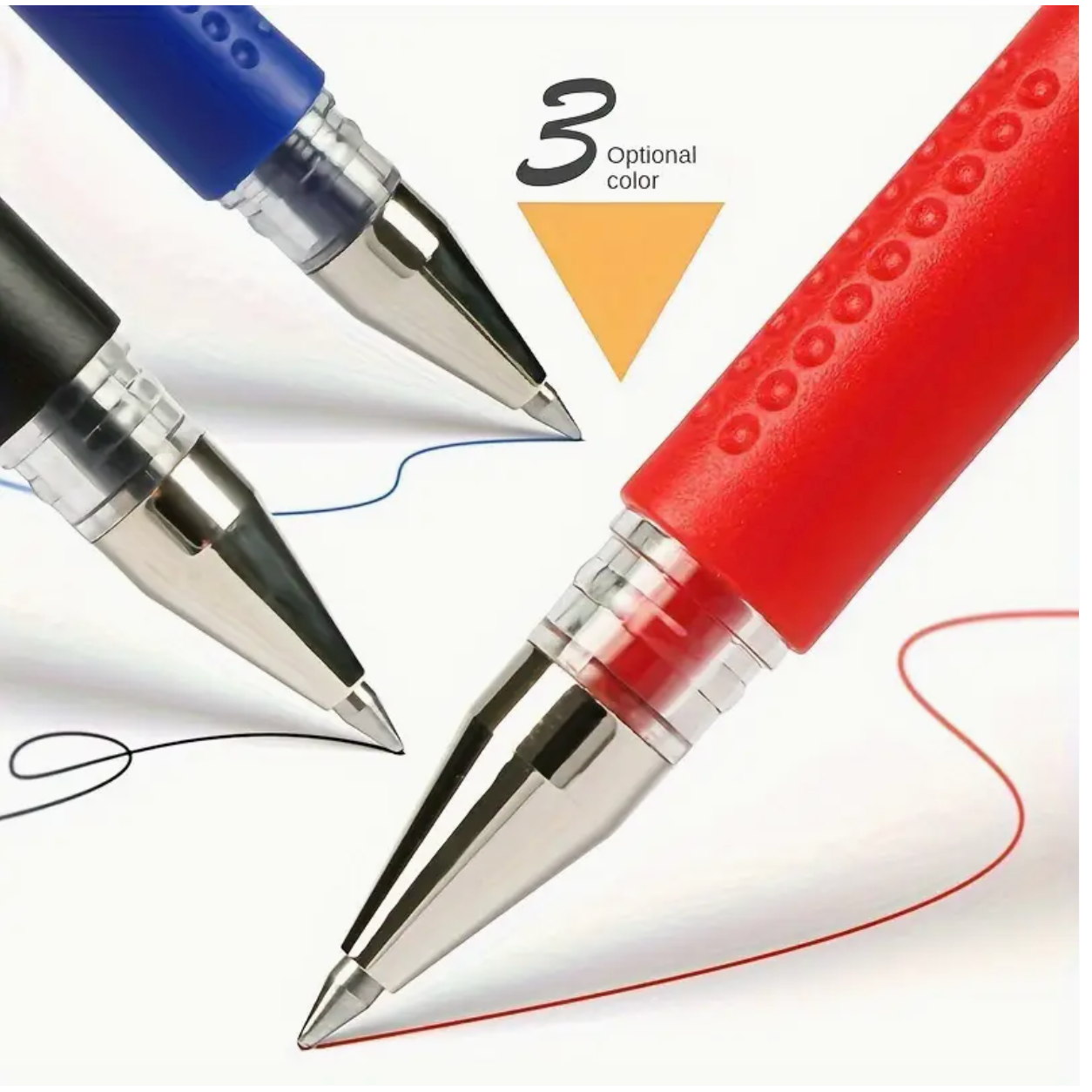 10-Pack Black Ballpoint Pen Set 0.5mm – Fine Tip Smooth Writing Pens for Office, School, Students & Professionals