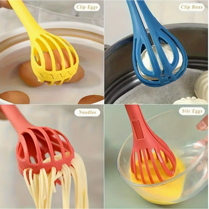 2-in-1 Manual Egg Beater & Handheld Blender – Ergonomic Hand Mixer for Whisking, Beating & Mixing Kitchen Ingredients