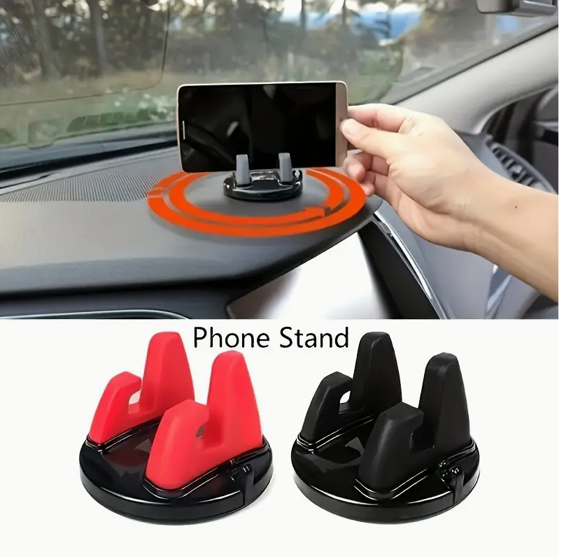 360° Rotatable Car Phone Holder – Universal Anti-Slip Dashboard Mount for GPS Navigation & Hands-Free Driving