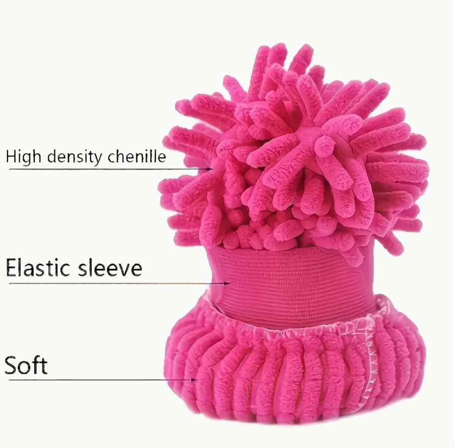 Microfiber Car Wash Glove – Ultra-Soft Scratch-Resistant Cleaning Mitt for Cars, Kitchen & Home Use