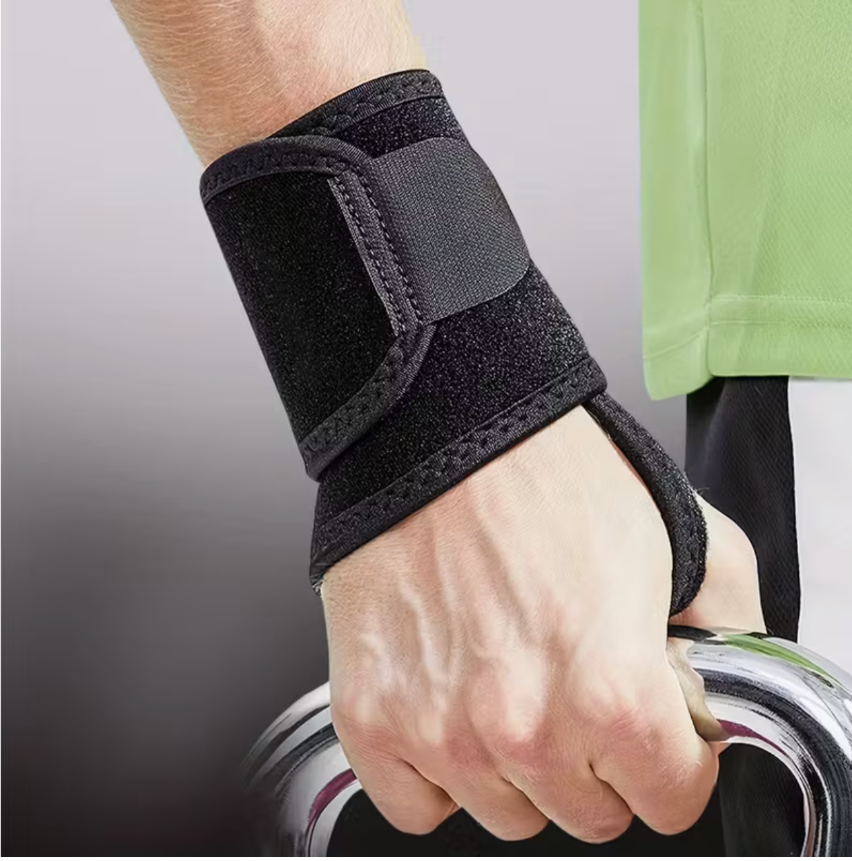 Professional Compression Wrist Support Band – Lifting Wristbands for Gym, Fitness, Sports & Joint Stability (1PC)
