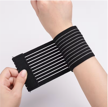Adjustable Compression Wrist Sleeve – Support Brace for Fitness, Gym Training, Sports & Pain Relief (1pc)