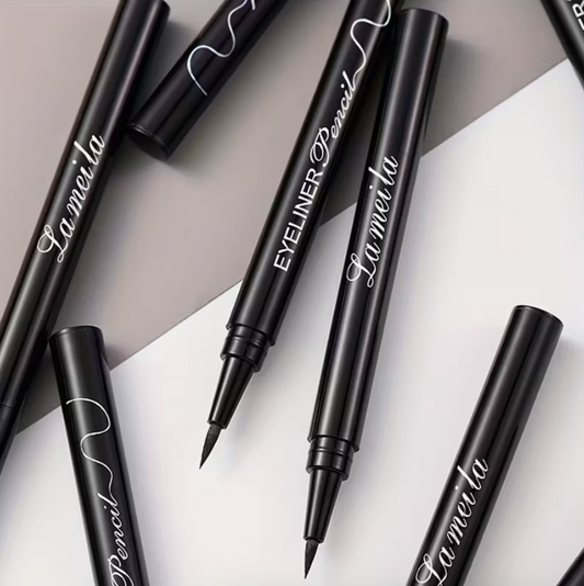 3PCS Black Liquid Eyeliner Pen Set – Quick Dry, Waterproof & Smudge-Proof Long-Lasting Eye Makeup