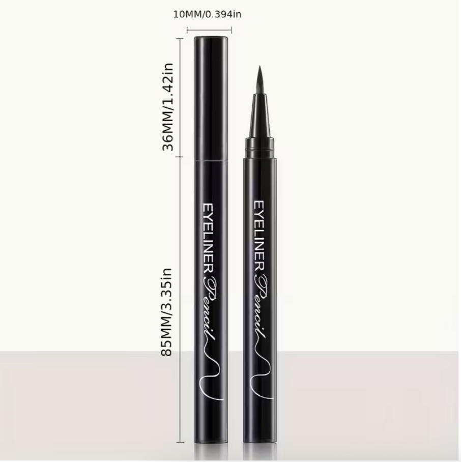 3PCS Black Liquid Eyeliner Pen Set – Quick Dry, Waterproof & Smudge-Proof Long-Lasting Eye Makeup