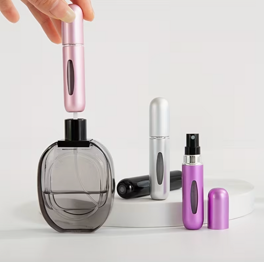 5ml Portable Perfume Refill Bottle with Spray – Travel Size Empty Atomizer Refillable Fragrance Container (1 Pack)