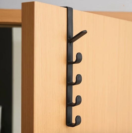 Over Door Hook Organizer – Multi-Purpose Back Door Bag & Bathroom Storage Hook for Home Organization