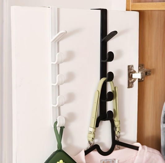 Over Door Hook Organizer – Multi-Purpose Back Door Bag & Bathroom Storage Hook for Home Organization