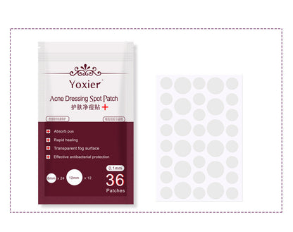 Invisible Acne Patch Set – Hydrocolloid Blemish Stickers for Pimple Treatment & Spot Protection