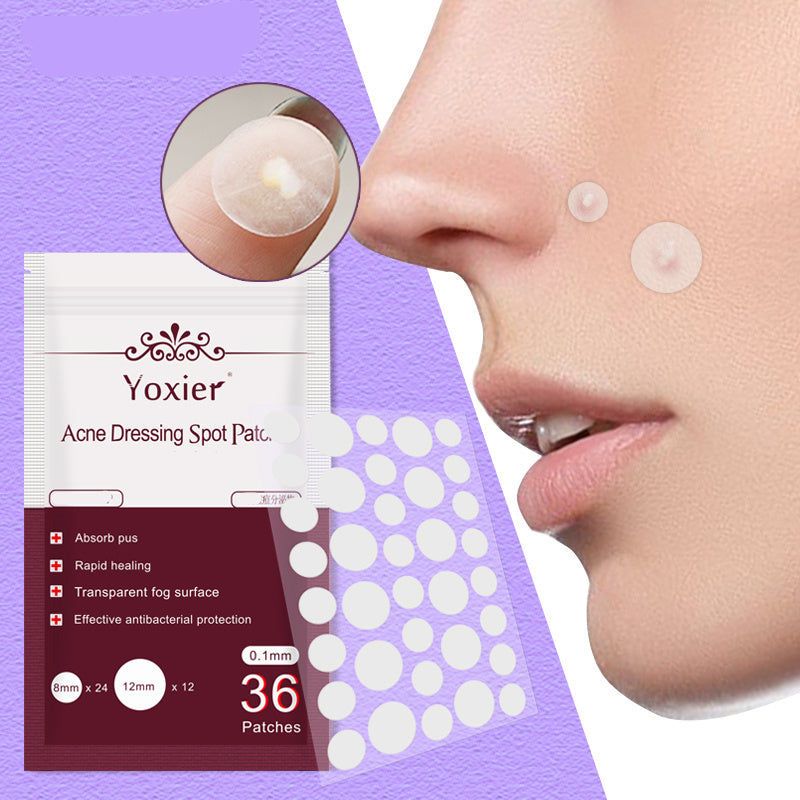 Invisible Acne Patch Set – Hydrocolloid Blemish Stickers for Pimple Treatment & Spot Protection