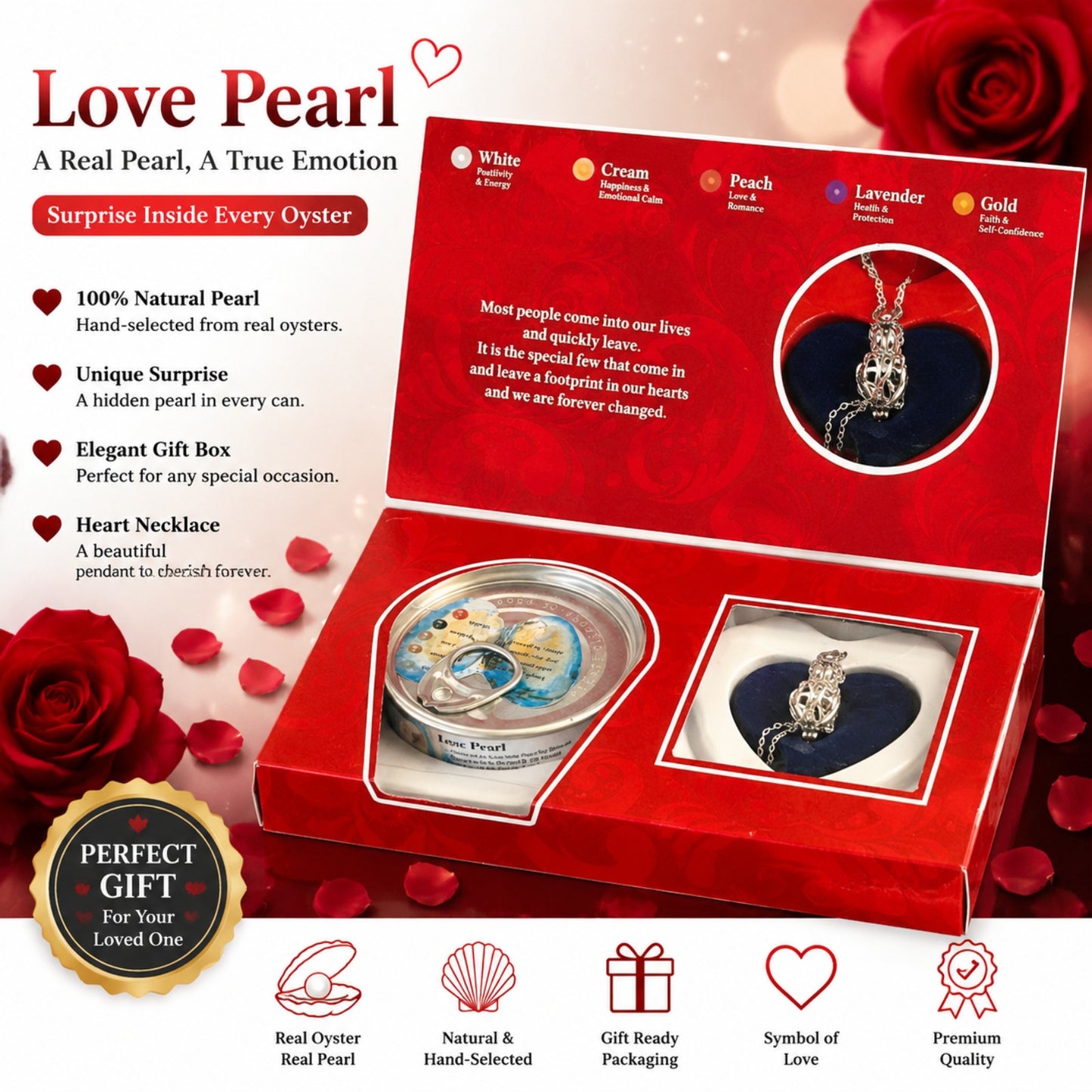 DIY Wish Pearl Necklace Kit – Lotus Locket with Cultured Pearl Pendant | 16.9 Inch Necklace Gift Set